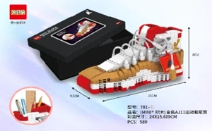 (MINI Building Blocks) Ray Allen Sneakers Pencil Holder 589pcs