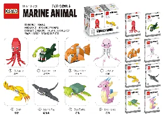 Marine Animal Building Blocks