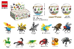 Fun insect building blocks