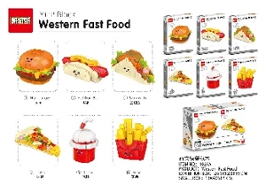 Western Fast Food Building Blocks