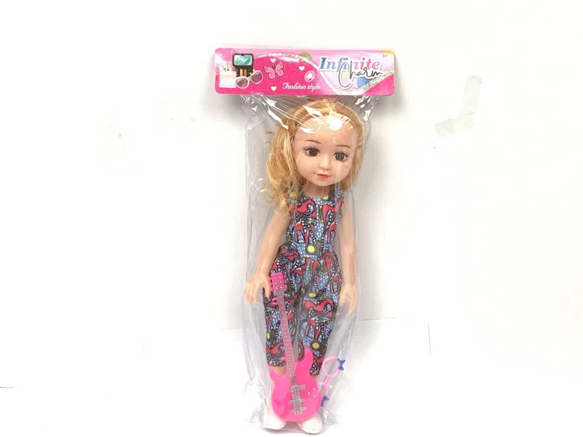 New 14 Inch Fat Doll (IC, Glasses, Guitar)