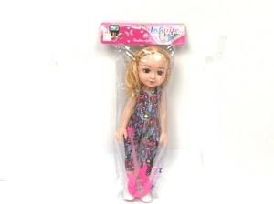 New 14 Inch Fat Doll (IC, Glasses, Guitar)