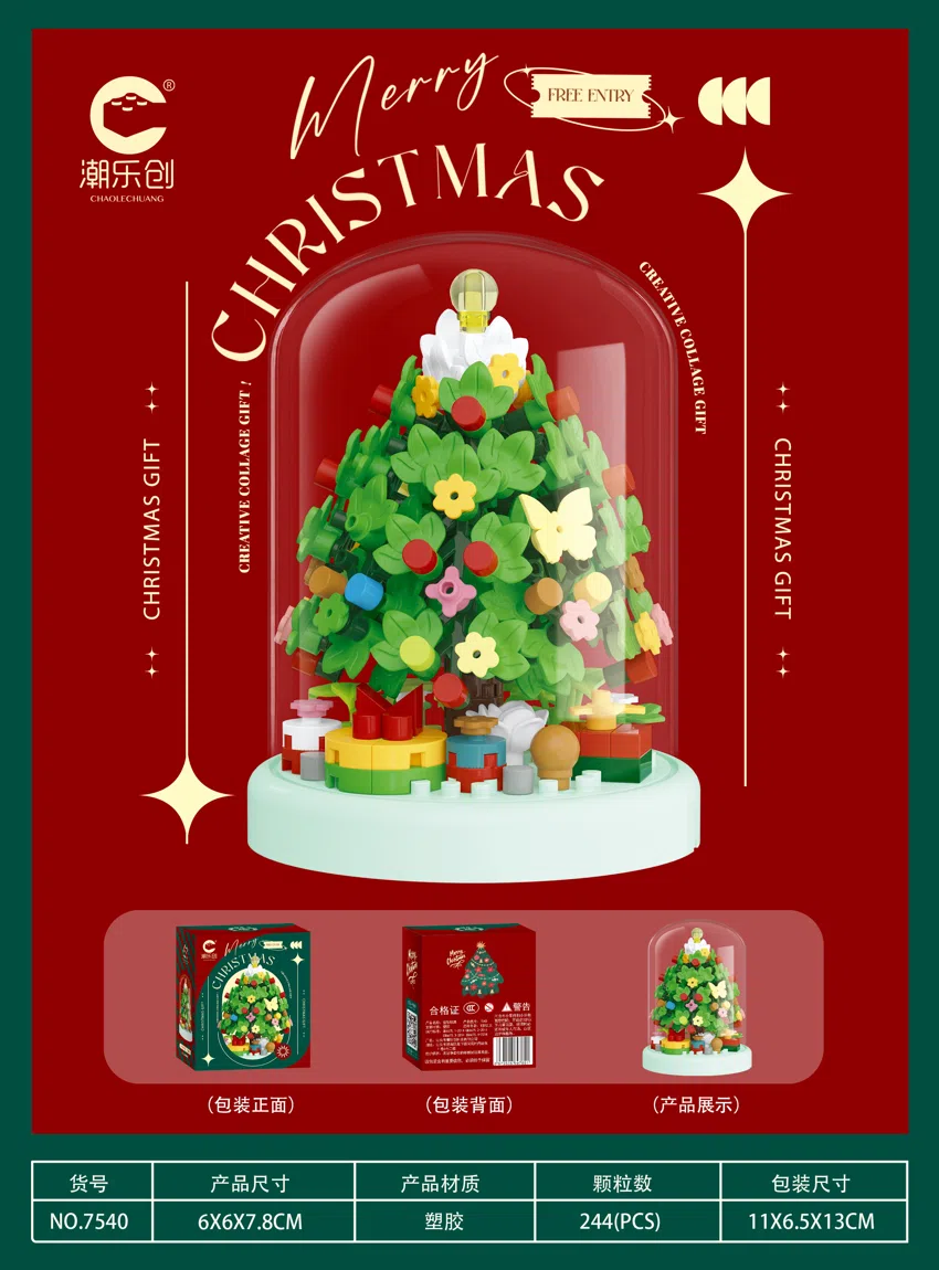 Round Cover - Christmas Tree