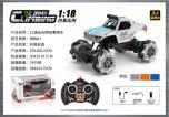 1:16 Omnidirectional 12-channel stunt climbing car, dual remote (controller and watch)