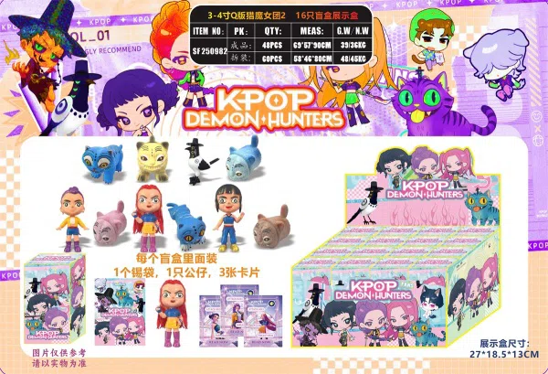 3-4 inch Chibi Demon Hunting Girls 2