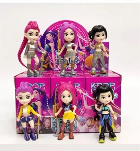 Second Generation Q-version Demon Hunting Girl Team 6 Blind Boxes Display Box