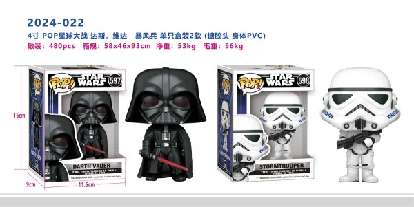 4.5-inch POP Star Wars single box (enamel head, PVC body) 2 mixes