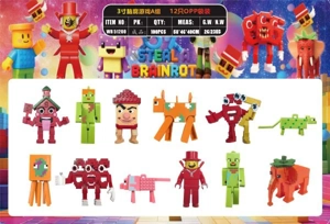 3-inch Brain Rot Game Group A