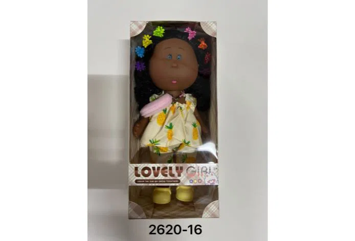 10 inch dark brown potato doll