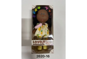 10 inch dark brown potato doll