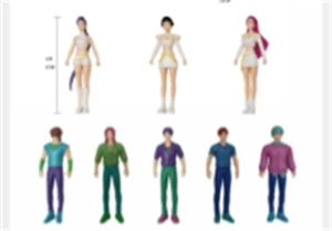 Hunting girl men's group 8-piece set