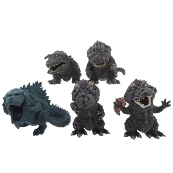 5 Types Godzilla Figurines