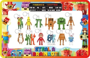 3-inch brain rot game group C