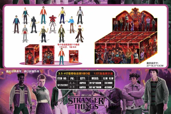 3.5-4 inch Stranger Things Season 5 Group D