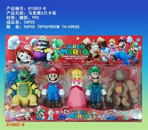 5.5 inch Mario 6 card set