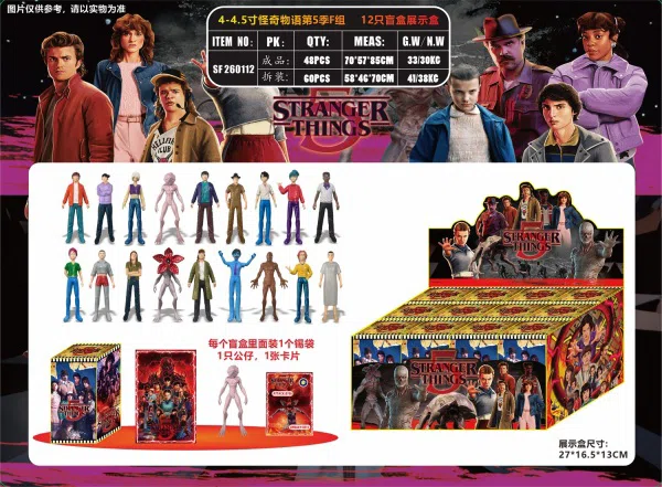 4-4.5 inch Stranger Things Season 5 Group F