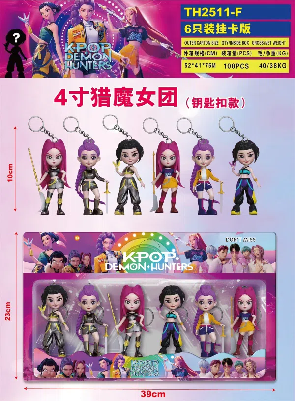 Witch Hunt Group (with keychain) 6 card plates