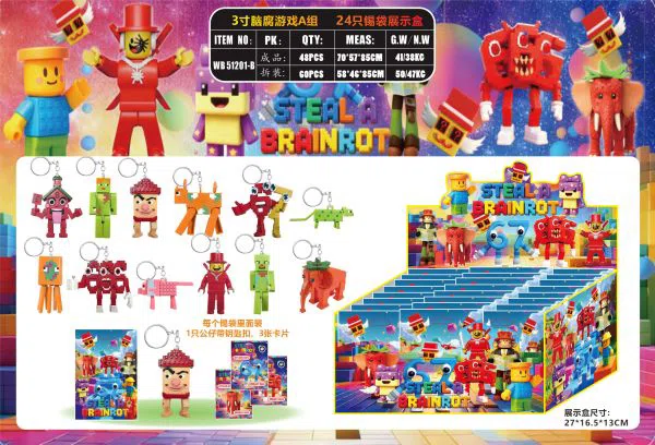 3-inch Brain Rot Game Group A