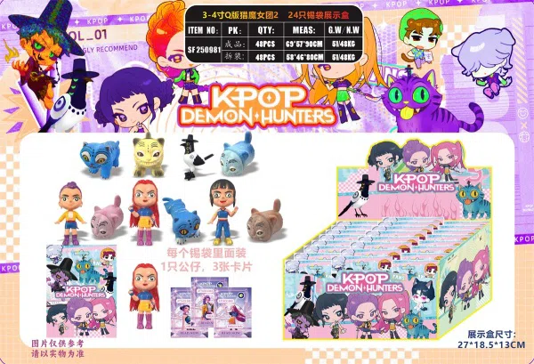 3-4 inch Chibi Demon Hunting Girls 2