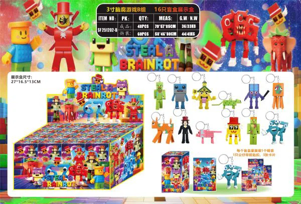 3-inch Brain Rot Game Group B