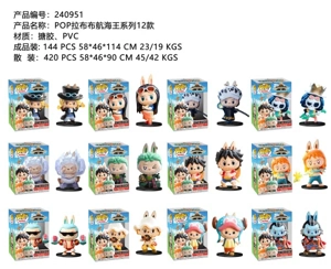 POP Labubu One Piece series 12 models