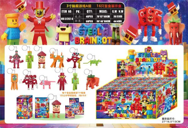 3-inch Brain Rot Game Group A