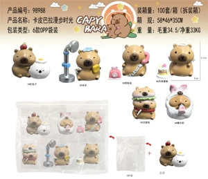 Capybara Strolling Through Time