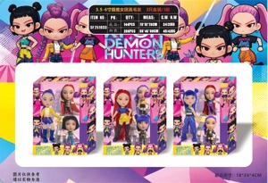 3.5-6 inch Demon Hunting Girls Real Hair