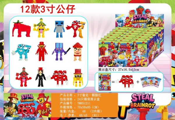 3-inch Steal One Brain Red