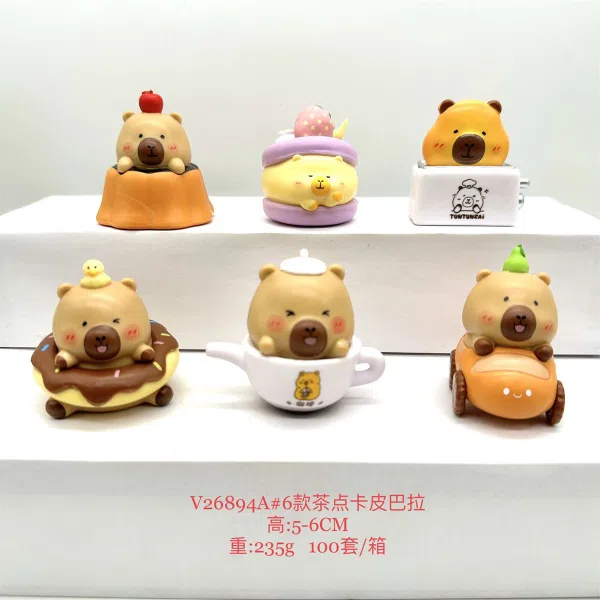 V26894A#6 Tea Snack Capy characters