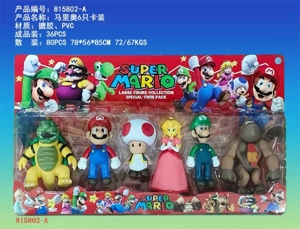 5.5 inch Mario 6 card set