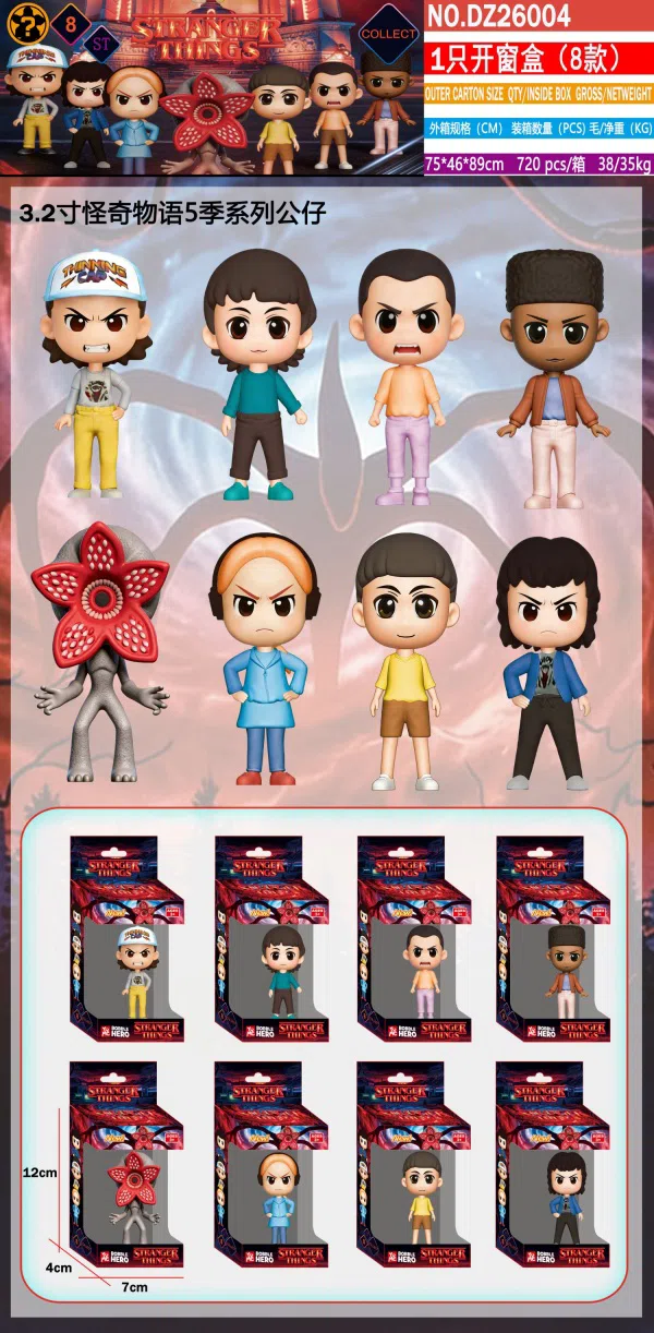 3.2-inch Stranger Things Season 5 1 Window Box (8 Variants)