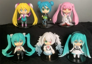 6 Types 2nd Generation Hatsune Miku Figurines