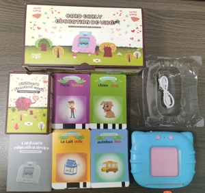 Hot-selling card-in early education machine, card learning machine, children's educational enlightenment early education machine French English