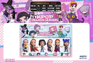 3.5 inch Chibi Demon Hunting Girls Real Hair