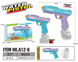 Manual Ice Explosion Water Gun 2-Color Mixed Pack