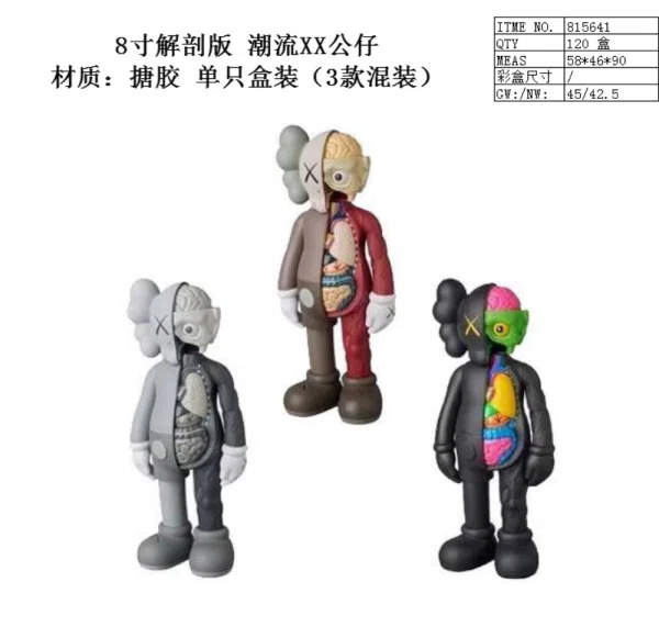 8-inch Anatomy XX Doll Single Box Mixed with 3 Types