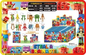3-inch brain rot game group C