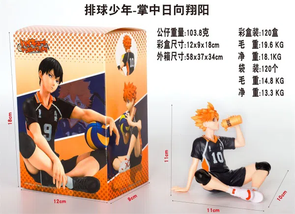 Volleyball boy: Shoyo Hinata in the palm of his hand