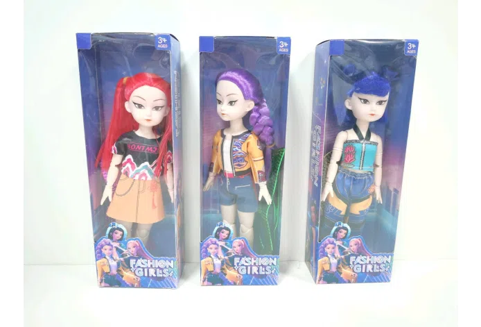 12 inch full body joint demon hunting pad print clothes glasses