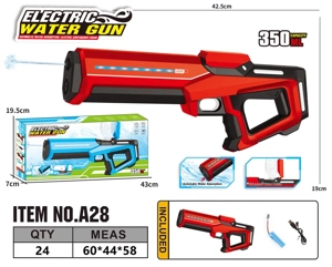 Space Electric High-Speed Continuous-Fire Water Gun Self-Priming Light Version (Water Capacity 350ML)