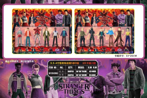 3.5-4 inch Stranger Things Season 5 Group D