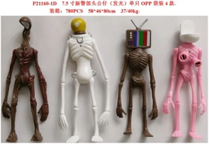 7.5 inch new siren head doll (glowing) 4 types in a single OPP bag