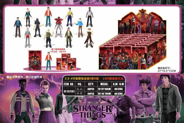3.5-4 inch Stranger Things Season 5 Group D