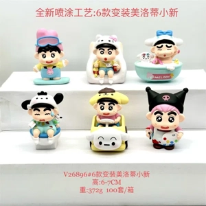 V26896#6 My Melody Dress-up Shin-chan characters