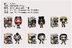 POP music rock doll single box set of 6 mixes