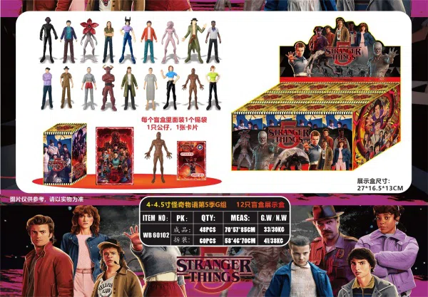 4-4.5 inch Stranger Things Season 5 Group G