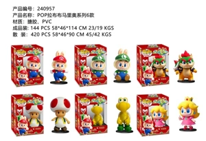 POP Labubu co-branded Mario single box set of 4 types