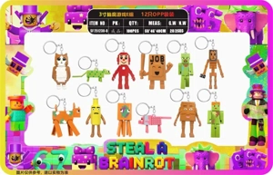 3-inch brain rot game group E