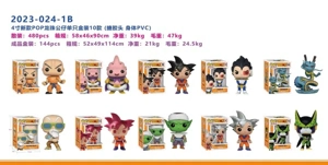 4-inch Dragon Ball POP Figurine Single Boxed (Vinyl Head, PVC Body) 10 Mixed Styles